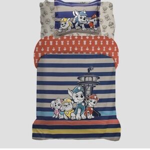Paw Patrol Full Comforter Set - Blue and Orange